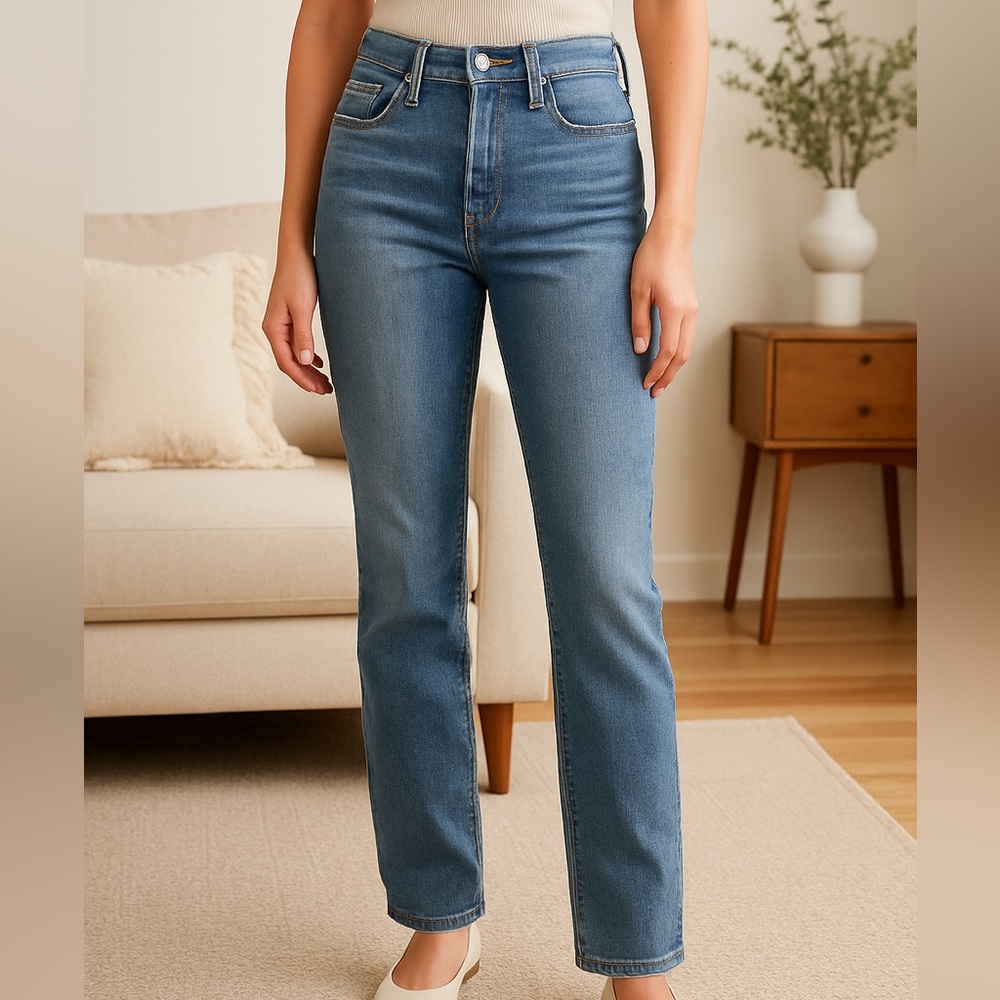 Pistola Light Blue Straight Leg Jeans